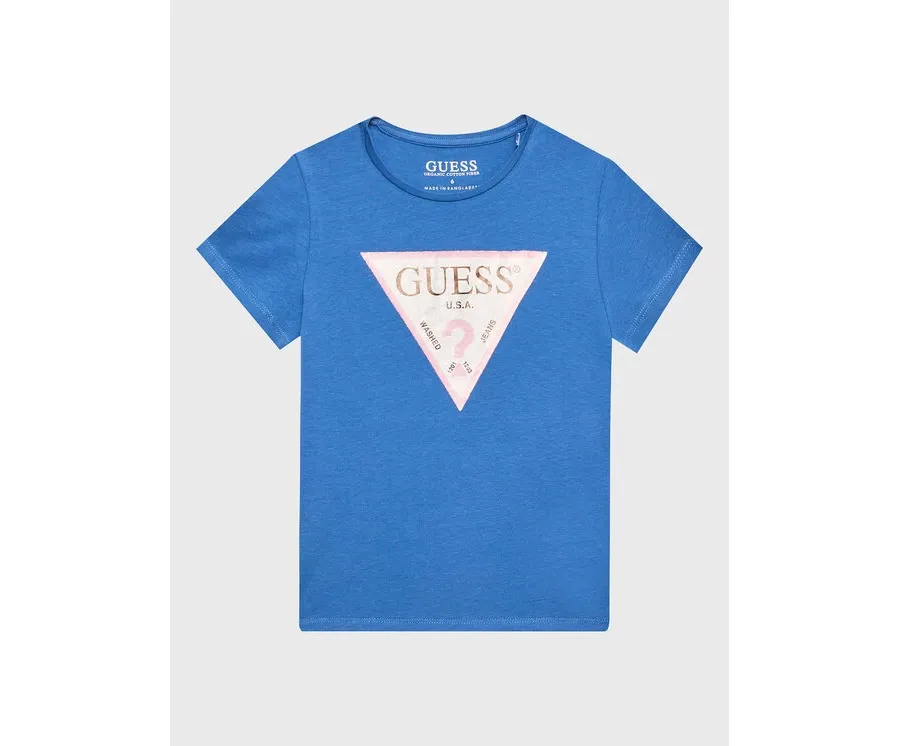 obrazek 1 Guess T-Shirt K3GI27 K6YW1 Niebieski Regular Fit
