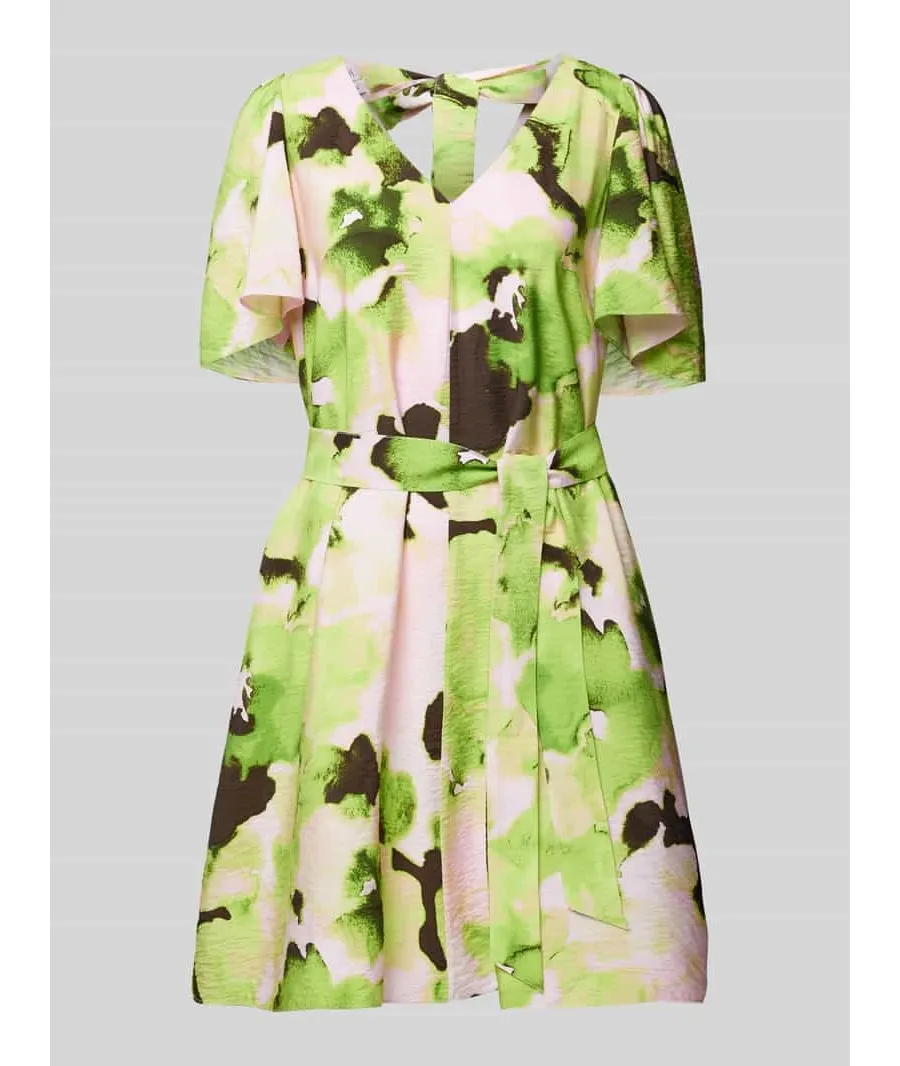 obrazek 1 Sukienka mini z dekoltem w serek