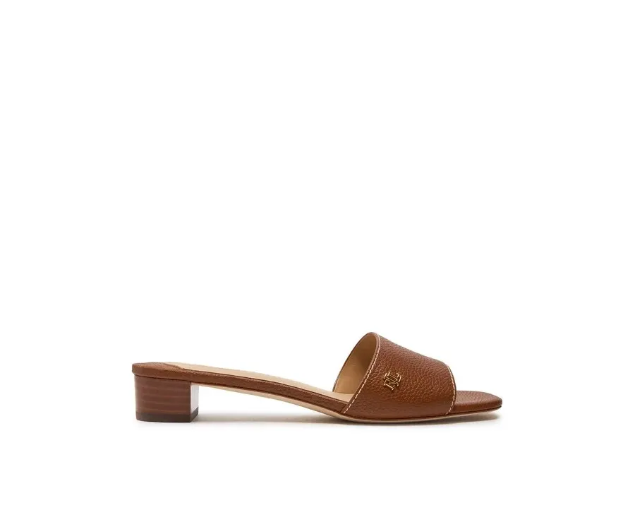 obrazek 1 Lauren Ralph Lauren Klapki 802925259003 Brązowy LAUREN RALPH LAUREN