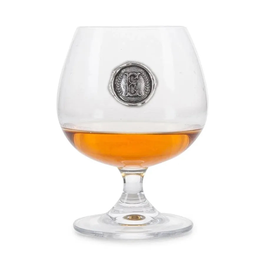 obrazek 1 Kieliszek do brandy z emblematem z literą „E” – prezent na specjalną okazję