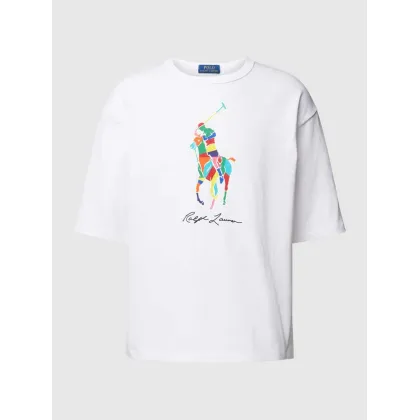 Zdjęcie T-shirt z nadrukiem z logo