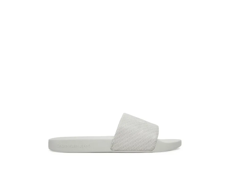 obrazek 1 Calvin Klein Jeans Klapki Slide Aop Print YM0YM01269 Szary