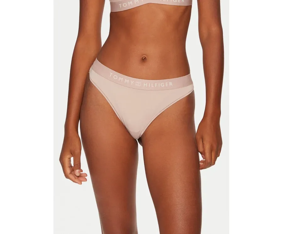 obrazek 1 Tommy Hilfiger Stringi UW0UW05510 Beżowy