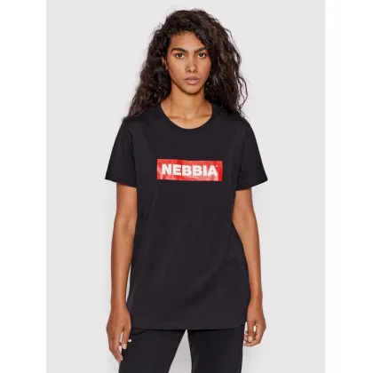 Zdjęcie NEBBIA T-Shirt 592 Czarny Regular Fit