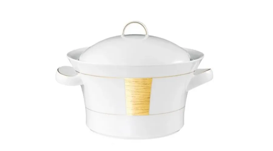 obrazek 1 Nowoczesna porcelanowa waza z pokrywką o nowoczesnym kształcie – Tettau
