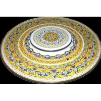 Zdjęcie Luksusowy blat z kamienia wulkanicznego z roślinnym ozdobnym złożonym wzorem - Ceramiche Valchida