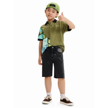 Zdjęcie Desigual Szorty jeansowe 23SBDD01 Czarny Regular Fit