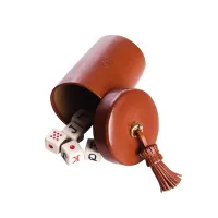 Picture Leather dice mug - Absolute Breton