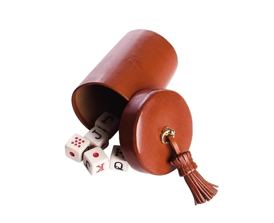 picture 1 Leather dice mug - Absolute Breton