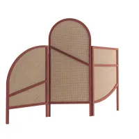 Picture A unique red screen for the garden and terrace