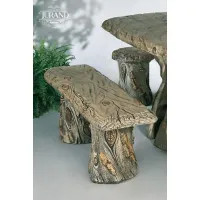 Picture Stylish wooden garden bench