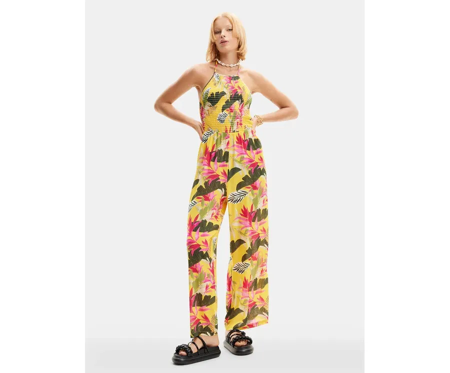 obrazek 1 Desigual Kombinezon Tropical Party 24SWMW22 Kolorowy Relaxed Fit