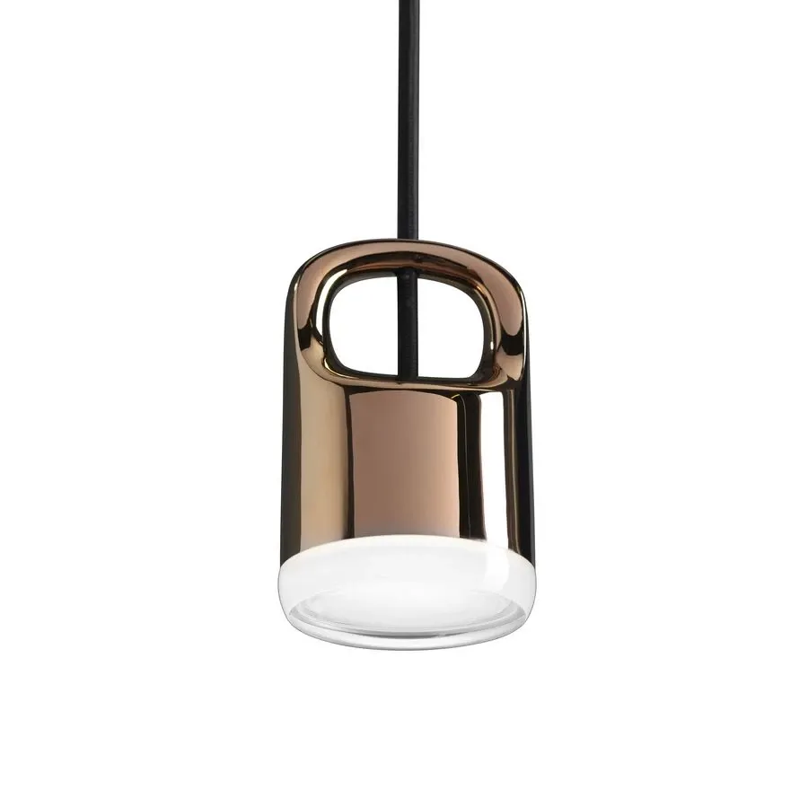 obrazek 2 Piękna różowo-złota lampa wisząca do domu