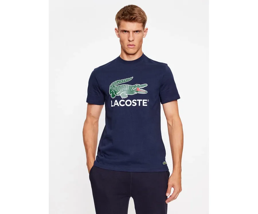 obrazek 1 Lacoste T-Shirt TH1285 Granatowy Regular Fit
