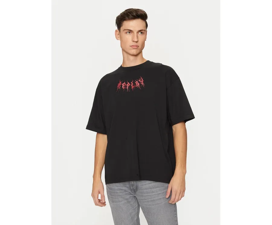 obrazek 1 REPLAY T-Shirt M6878 .000.2660 Czarny Regular Fit