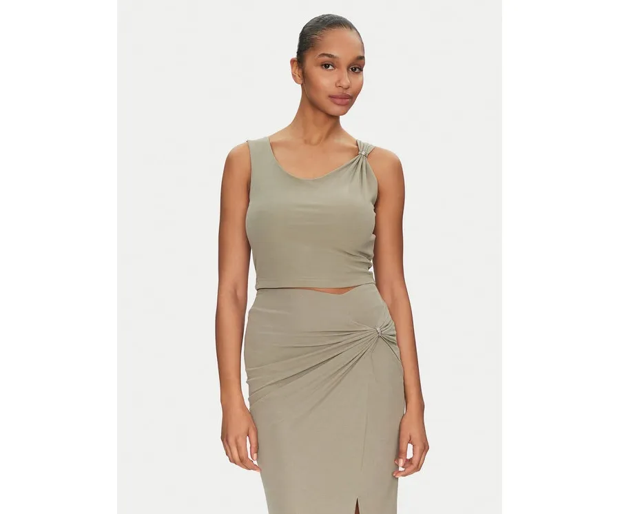 obrazek 1 Guess Top W5GP22 KAQL2 Zielony Regular Fit