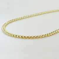 Zdjęcie Włoski łańcuszek z żółtego złota dla mężczyzn - 60 cm