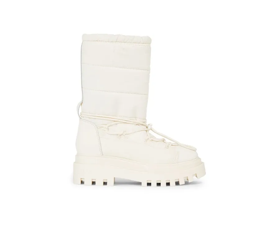 obrazek 1 Calvin Klein Jeans Śniegowce Flatform Snow Boot Nylon Wn YW0YW01146 Biały