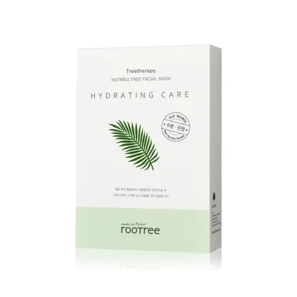 Zdjęcie rootree Treetherapy Nutmeg Tree Facial Mask Box Maseczka do twarzy 10 szt.