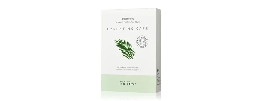 obrazek 1 rootree Treetherapy Nutmeg Tree Facial Mask Box Maseczka do twarzy 10 szt.