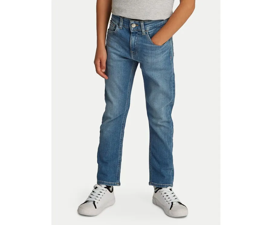 obrazek 1 Calvin Klein Jeans Jeansy Essential IB0IB02306 Niebieski Relaxed Fit