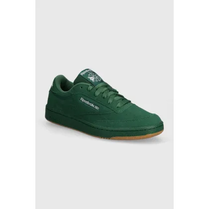 Zdjęcie Reebok Classic sneakersy zamszowe Club C 85 kolor zielony 100074451
