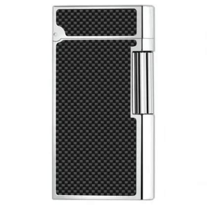 Zdjęcie Zapalniczka Carbon Fibre srebro rodowane