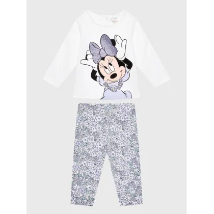 Zdjęcie OVS Komplet bluzka i legginsy DISNEY 1756975 Biały Regular Fit