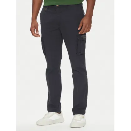 Zdjęcie Aeronautica Militare Spodnie materiałowe 251PA1329CT2443 Granatowy Regular Fit