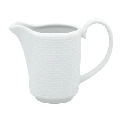 Picture Stylish classic milk jug from the Cesta collection with ornate relief decoration - Vista Alegre
