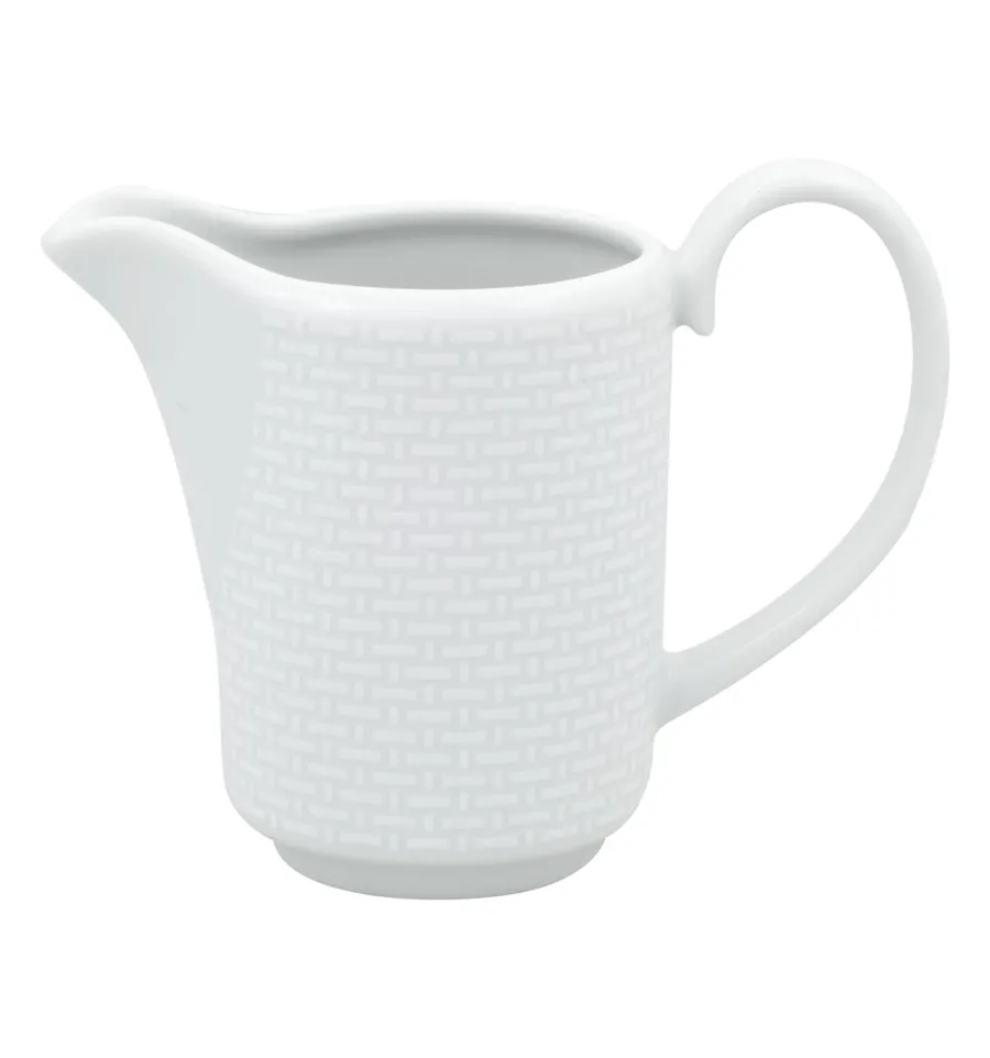 picture 1 Stylish classic milk jug from the Cesta collection with a decorative relief decoration - Vista Alegre