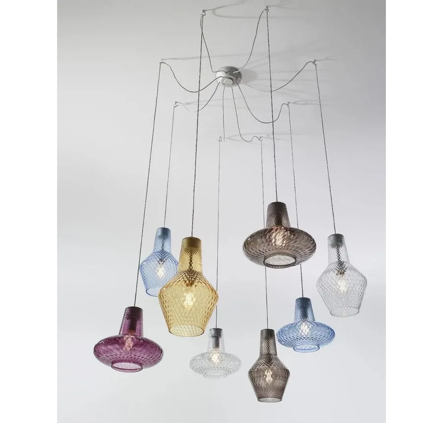 obrazek 4 Piękna lampa wisząca Romeo e Giulietta w wielu wariantach kolorystycznych