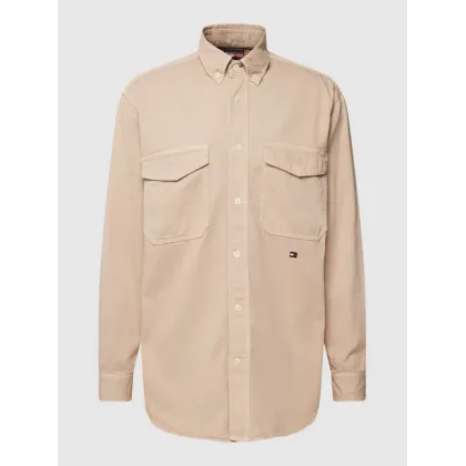 Zdjęcie Koszula casualowa o kroju regular fit z wyhaftowanym logo model ‘ARCHIVE’