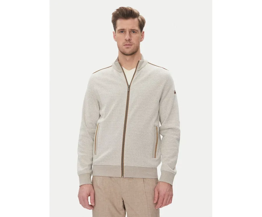 obrazek 1 Bugatti Bluza 8750 75142C Beżowy Regular Fit