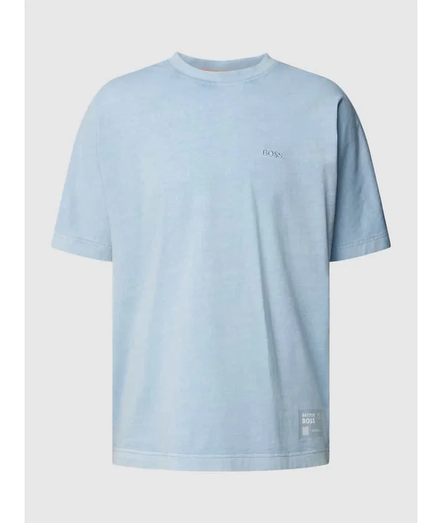 obrazek 1 T-shirt z wyhaftowanym logo i okrągłym dekoltem