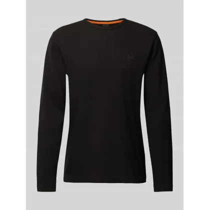Zdjęcie Bluzka o kroju regular fit z długim rękawem i wyhaftowanym logo model ‘TEMPESTO’