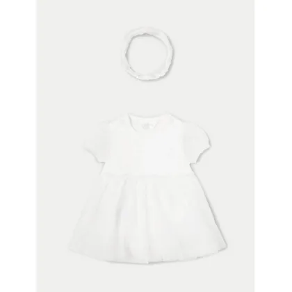 Zdjęcie Mayoral Sukienka elegancka 1629 Écru Regular Fit