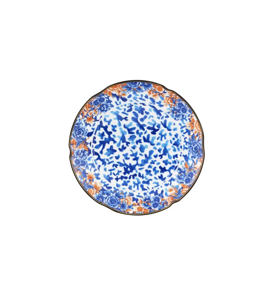 obrazek 1 Porcelanowy talerz na makaron z kolekcji Cannaregio z ozdobnym motywem roślinnym - Vista Alegre
