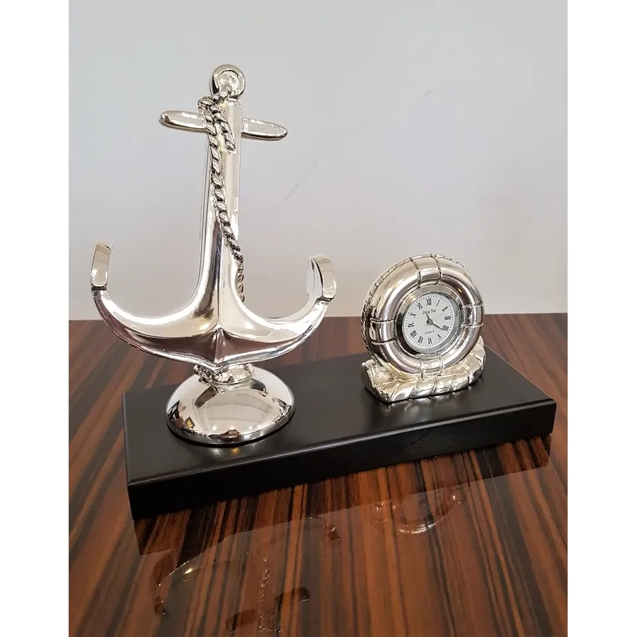 picture 3 Decorative desk watch with an anchor - Astra Argenti