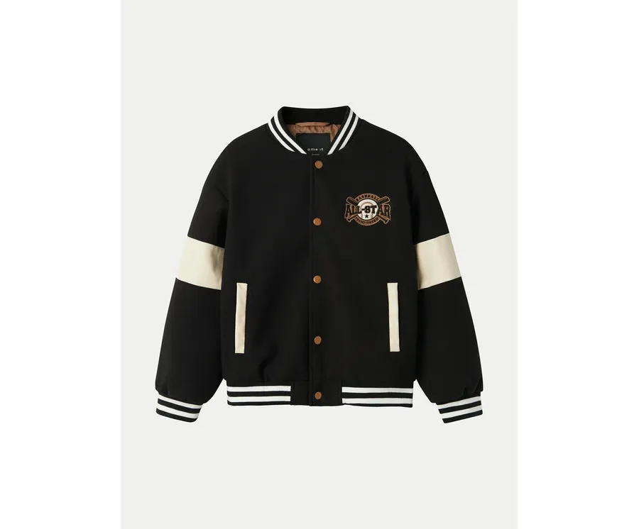 obrazek 1 NAME IT Kurtka bomber Mikado 13237599 Czarny Regular Fit