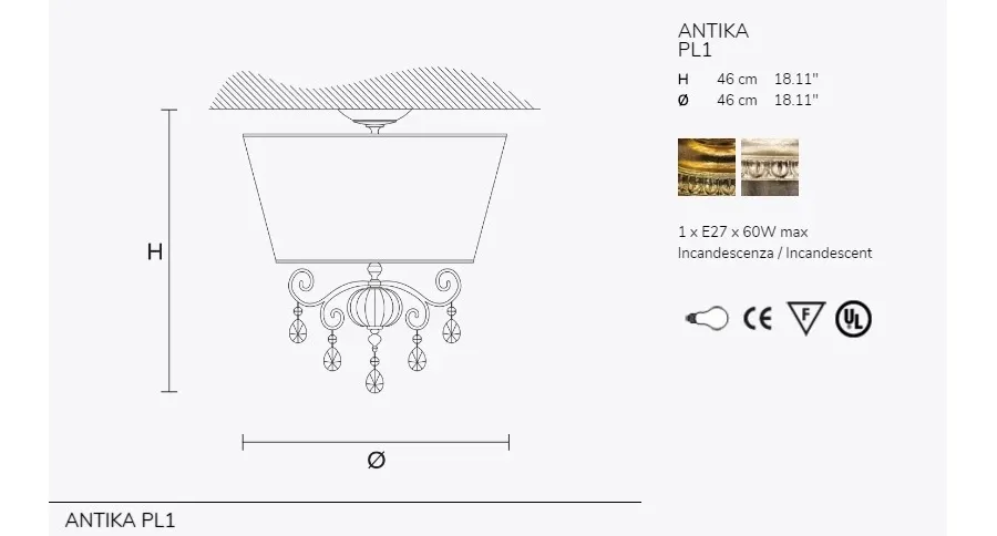 obrazek 3 Minimalistyczny żyrandol sufitowy do każdego salonu - Antika