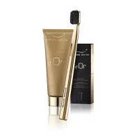 Zdjęcie swiss smile d'Or - złoty żel i złota ultra miękka szczoteczka do zębów