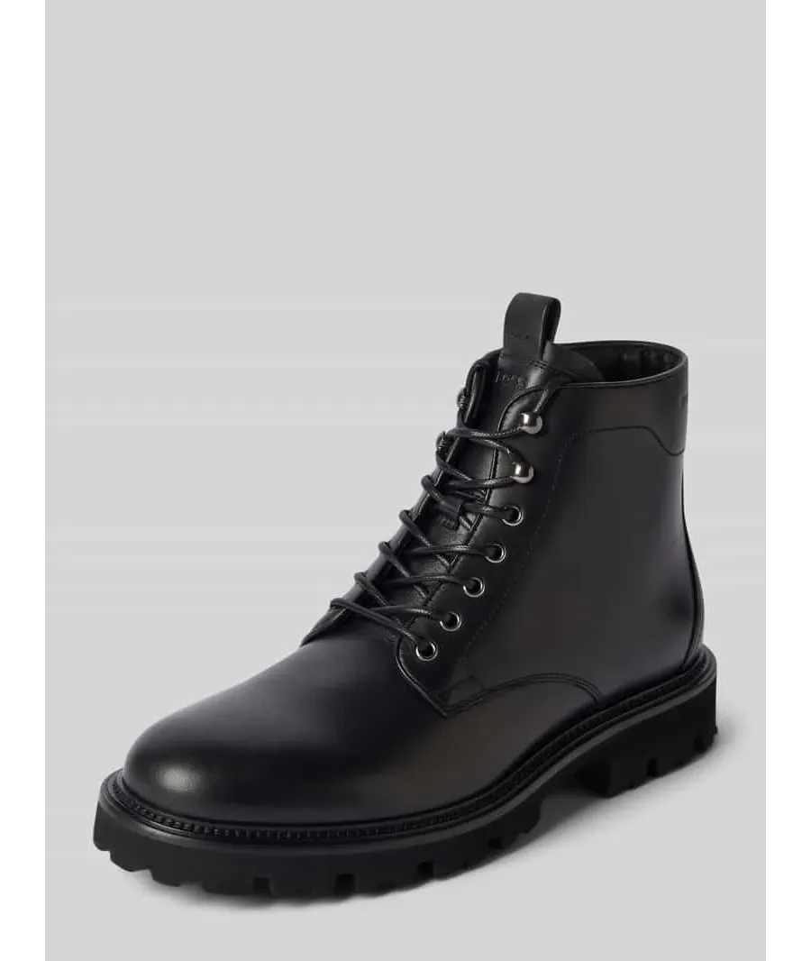 obrazek 1 Buty sznurowane ze skóry z pętelką model ‘Juylo’