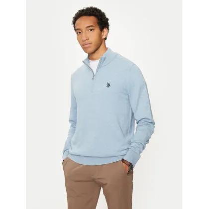 Zdjęcie U.S. Polo Assn. Sweter MUP2963 Błękitny Regular Fit