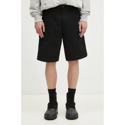 Zdjęcie AAPE szorty męskie kolor czarny AAPSPMA684XXM