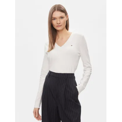 Zdjęcie Tommy Hilfiger Sweter WW0WW42049 Biały Regular Fit