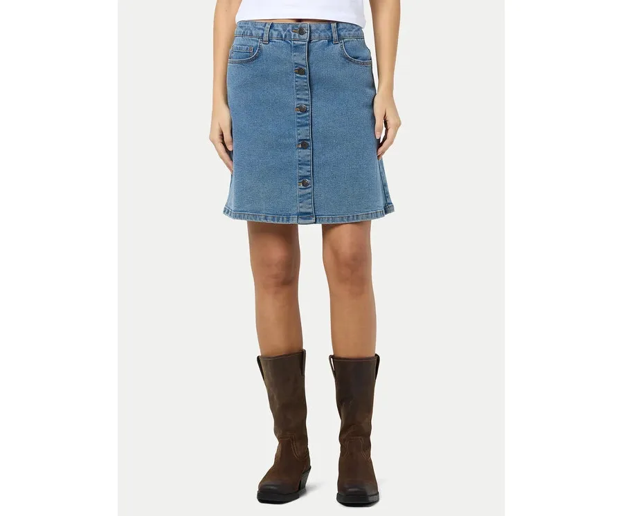 obrazek 1 Noisy May Spódnica jeansowa Ronnie 27032521 Niebieski Regular Fit