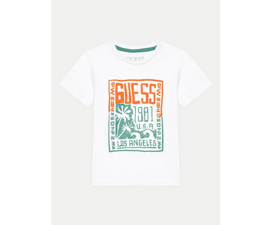 obrazek 1 Guess T-Shirt N5GI16 K8HM4 Biały Regular Fit