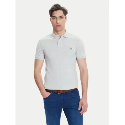 Zdjęcie Polo Ralph Lauren Polo 710536856463 Szary Slim Fit