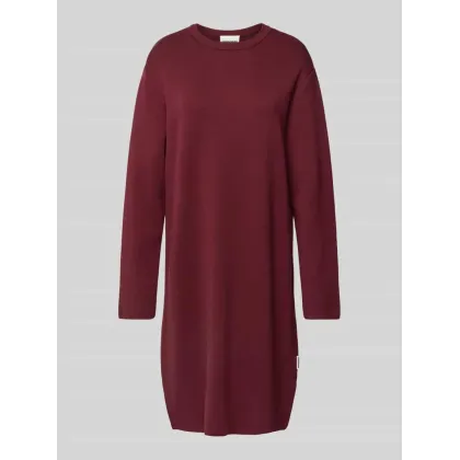 Zdjęcie Sukienka z dzianiny dresowej o długości do kolan z okrągłym dekoltem model ‘ROSANNIAAS’
